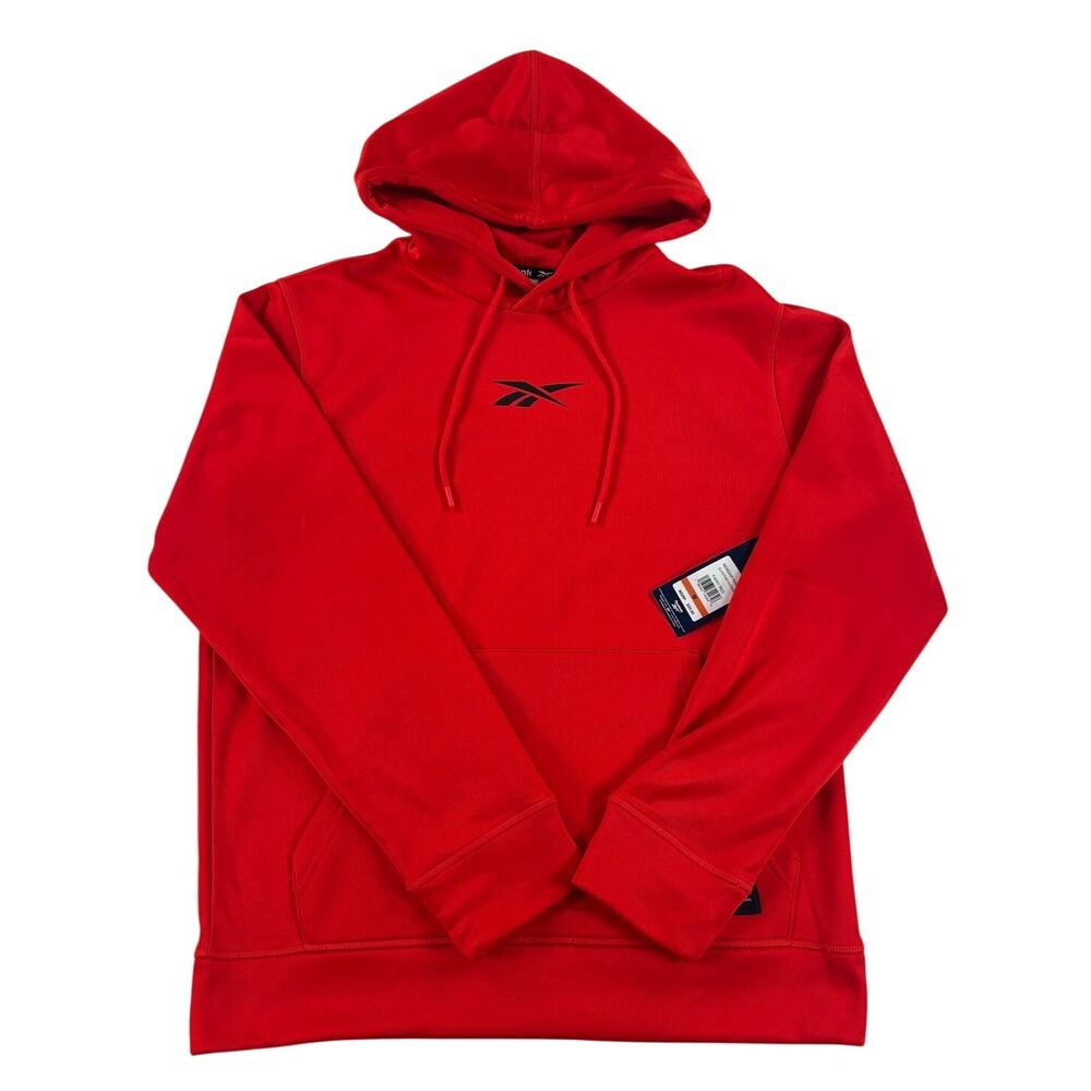*NEW* Reebok Men's Quantum Hoodie - RED - Medium